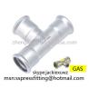 Buy cheap Stainless Steel Pipe Inox Press Fittings Rust Resistant Zinc Plated Surface from wholesalers