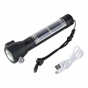 China 18650 Battery 268 Lumens Solar Car Flashlight Tactical LED COB Light on sale