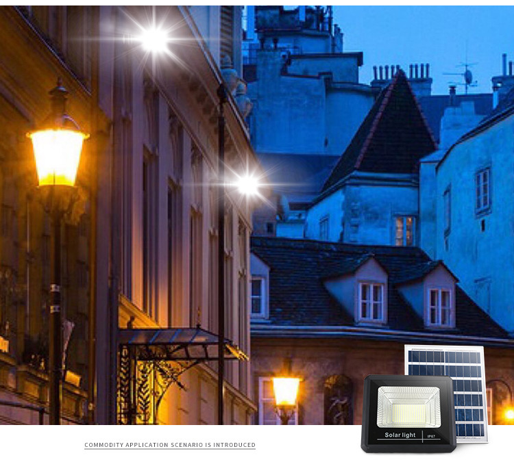 80W Waterproof Solar Powered High Power LED Floodlight