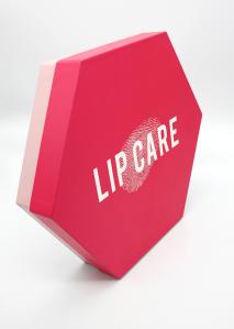Wholesale Hexagon Lip Care Custom Makeup Packaging Box Pantone Color Recyclable Paper from china suppliers