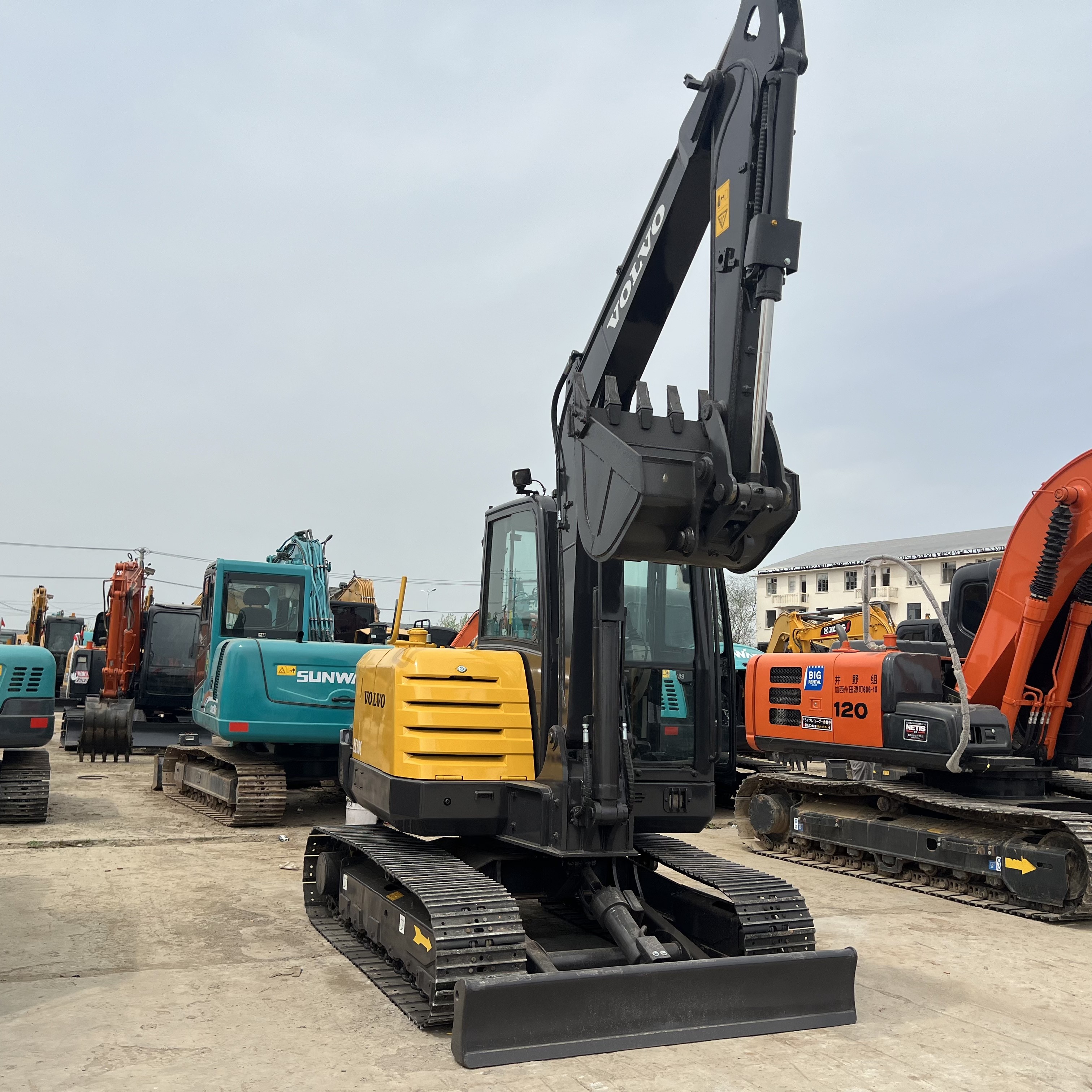 2024year Used Volvo 60 Excavators EC60C Original Second Hand Small Crawler 6ton