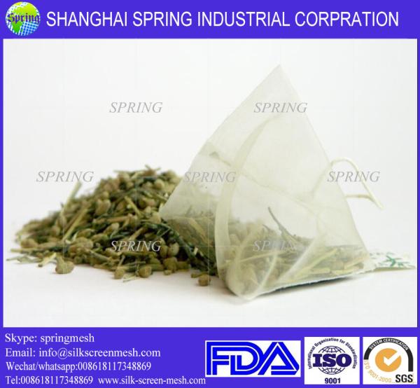 Drawstring nylon filter tea bag/tea bag nylon mesh/food grade nylon mesh nut