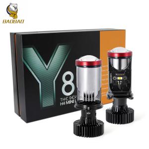 Wholesale 45W Y8 Mini Lens H4 LED Projector Spotlight Head Light Bulb For Car from china suppliers