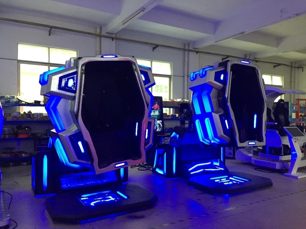 Iron And Fiberglass Virtual Reality Simulator , 360 Kingkong Coin Operated 9D Virtual Arcade Machine