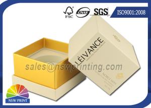 China Perfume / Cosmetics Paper Gift Box Rigid Setup Boxes With UV Varnishing on sale