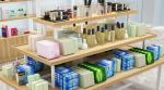 Cosmetics Wooden Shop Display Units , Wooden Retail Displays Any Kind Of Style