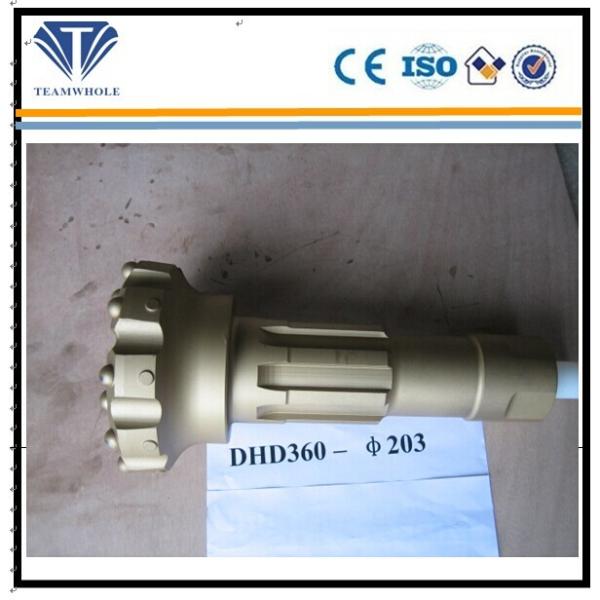 203mm Diameter DHD360 Water Well Drill Bits High Abrasion Resistant Cemented