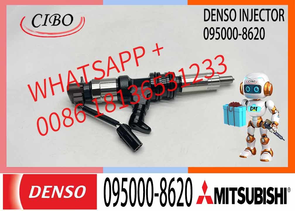Common Rail Middle Distillate Fuel Injector 095000-8620 095000-8621 For 6M60T ME306200 ME307085