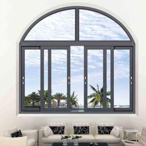 Wholesale Commercial Aluminum Horizontal Sliding Windows Soundproof Heat Insulation from china suppliers