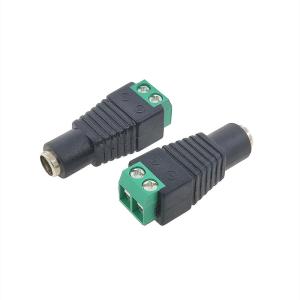 Wholesale 5.5mm x 2.1mm Female Jack DC Power Adapter for CCTV Camera LED Strip Lights from china suppliers
