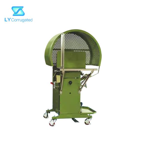 97x83 Semi Automatic Carton Packing Machine , PE Electric Knot Tying Machine