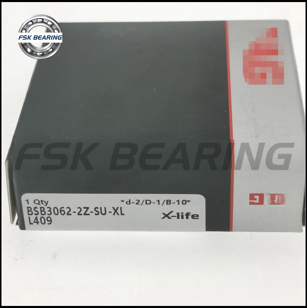 High Quality BSB3062-2Z-SU-XL Angular Contact Thrust Ball Bearings ID 30mm OD 62mm Plastic Cage