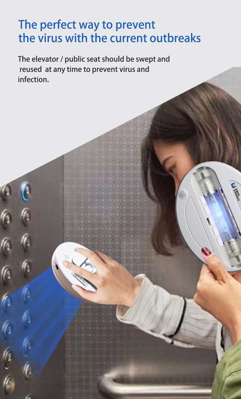 use charge Toilet Mini Germicidal Light Portable Disinfection Quartz Lamp