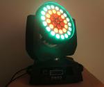 Party light 37 * 9 W RGBWA Led Wash Moving Head DJ Entertainment Light IP20