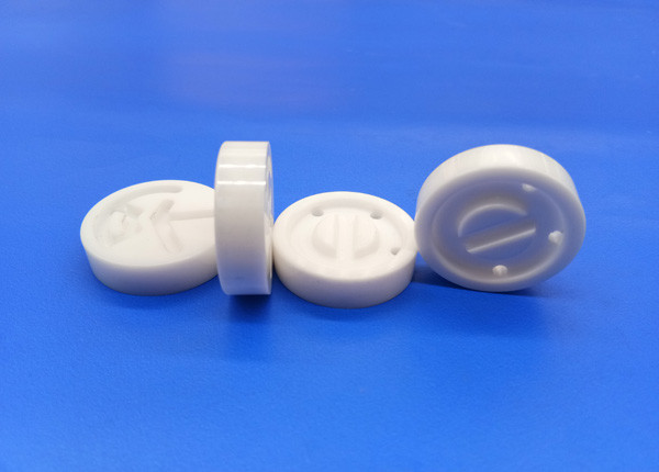 customized high precision white zirconia ceramics industrial disc plates polished components