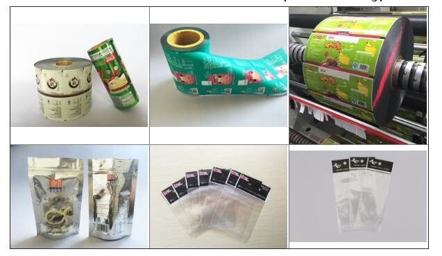 Printed Plastic Film Roll For Food Packaging/Laminating Food Grade Film Roll