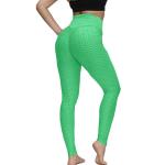 Sexy Butt Lifting Womens Patterned Leggings Textured Booty High Waist Yoga Pant
