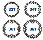 Aluminum Alloy Bicycles Parts 104BCD Mountain Road Bicycle Chainwheel ChainRings