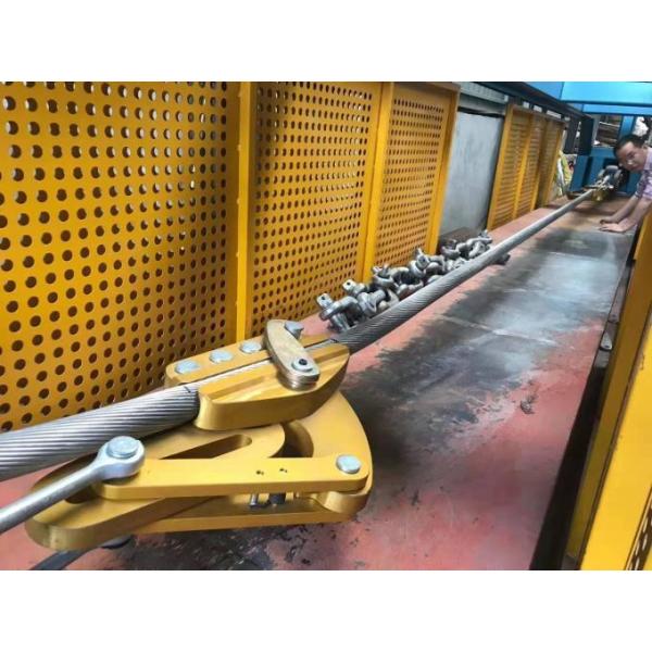 Corrosion Resistant Aluminum Alloy Cable Clamps with 40KN Rated Load and 32mm Max Opening for Power Construction