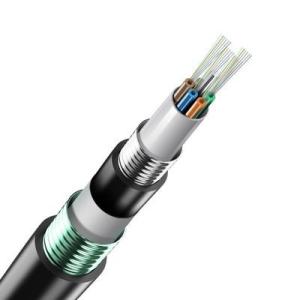 Wholesale GYTA53 GYTY53 Outdoor Fiber Optic Cable Singlemode Double PE Jacket from china suppliers