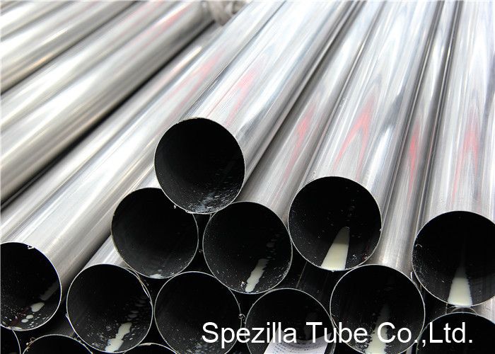 TP304L Bright Annealed precision steel tube ASTM A270 OD / ID 320 Grit Polish