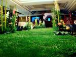 Professional Physical Indoor Synthetic Grass , Indoor Fake Grass Carpet