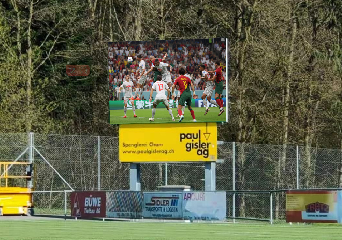 Outdoor 5mm Pixel Outdoor LED Billboard 960x960mm Cabinet Size LED Video Wall