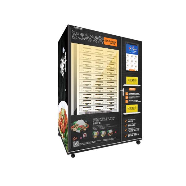 Automatic Hamburgers Vending Machine With Refrigeration and Heating
