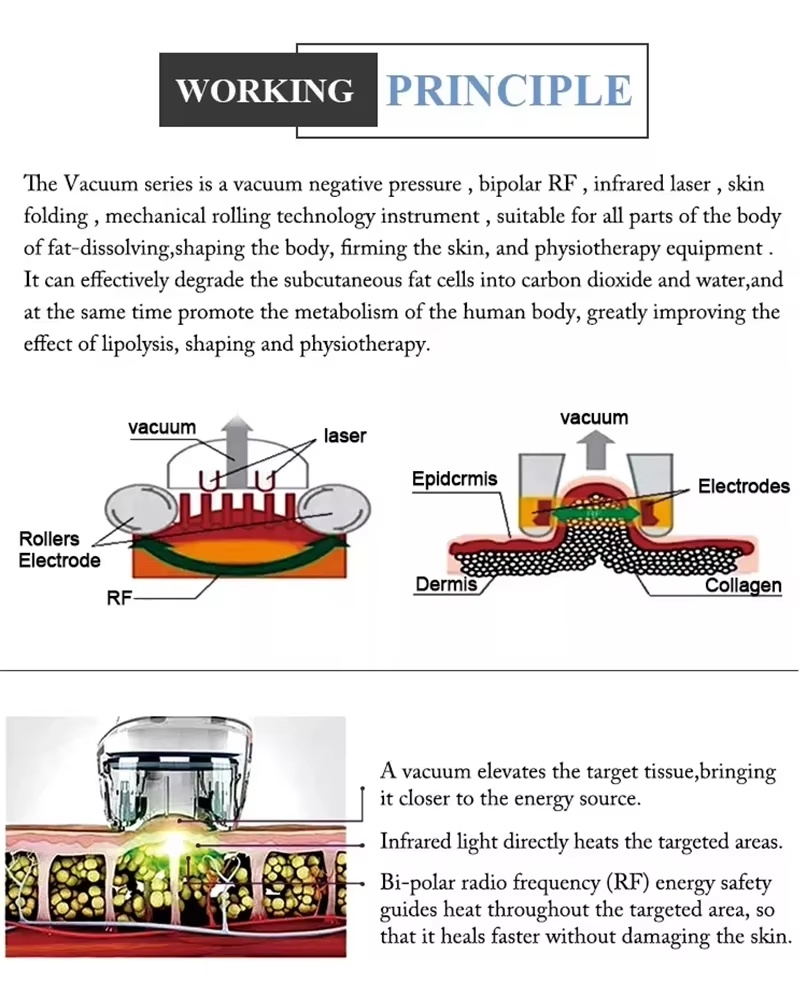 New Arrival Endermology Roller Beauty Equipment Vela Body Shaping Machine Infrared Vacuum Roller Massage Machine