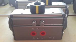 Wholesale Double Single Acting Rotary Aluminium Alloy Pneumatic Actuator for Ball/Butterfuly Valves from china suppliers