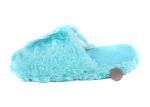 Close Toe Disposable House Slippers , Blue Plush Slippers For Women