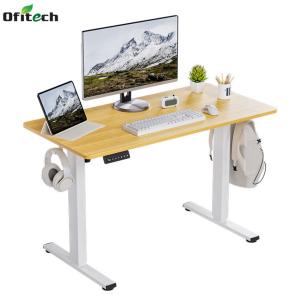Wholesale Office Furniture Modern Luxury Electric Adjustable Desk for CEO Sit-Standing Study Table from china suppliers