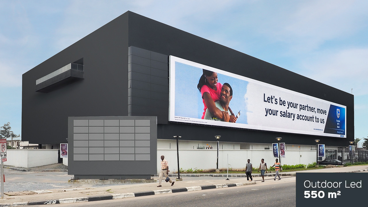 Magnesium alloy Cabinet 960*960mm P8 big Outdoor avertising Screen / AVOE LED Advertising Board For Banks / Hospitals