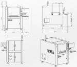 Fiber UV PCB Laser Marking Machine AC220V 50Hz 2200W