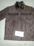 0133 men's chicken skin jacket stock