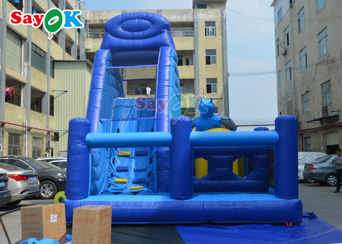 Titanic Inflatable Slide PVC Inflatable Bouncer House Water Slide Combo Commercial Jumping Castle