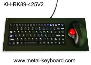 China IP65 Silicone Keyboard USB Panel Mount Keyboard With Ergonomic Trackball Mouse on sale