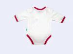 Cotton Single Jersey OEM Baby Girl Footed Rompers For Summer