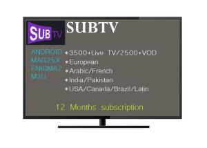 Wholesale High Quality IPTV Brazil Channels 1 Year SUBTV for Mag 250 IPTV from china suppliers