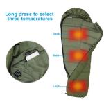 Waterproof Electric Heater Appliances Sleeping Bag Multi 5V 2A USB Power