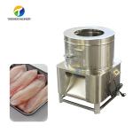 Tengsheng Rotated Shaving Fish Skin Cleaning Machine , Trout Fish Skin Peeling