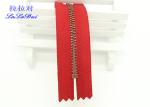 Antique Copper 10 Inch Jeans Metal Zipper Brass Metal Teeth For Jackets / Bags
