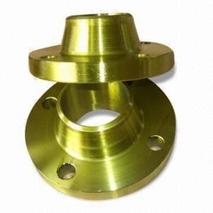 Wholesale Golden Coating Forged Flanges from china suppliers