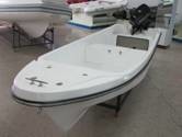 Folding Canopy Small Fiberglass Fishing Boats Four Line Switch 4.2m With Double Seats