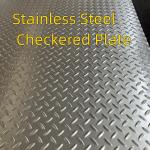 SUS304 Patterned Textured Sheet Stainless Steel Checkered Plate Press Stamping