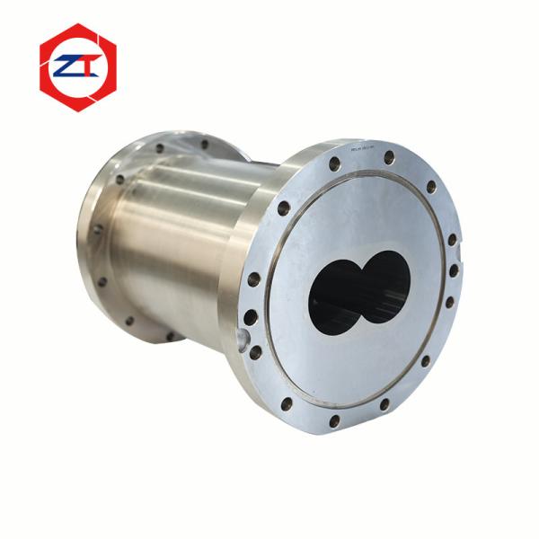 High Polishing Fish Feed Extruder Spare Parts Screw Barrel Φ51mm Hole Diameter