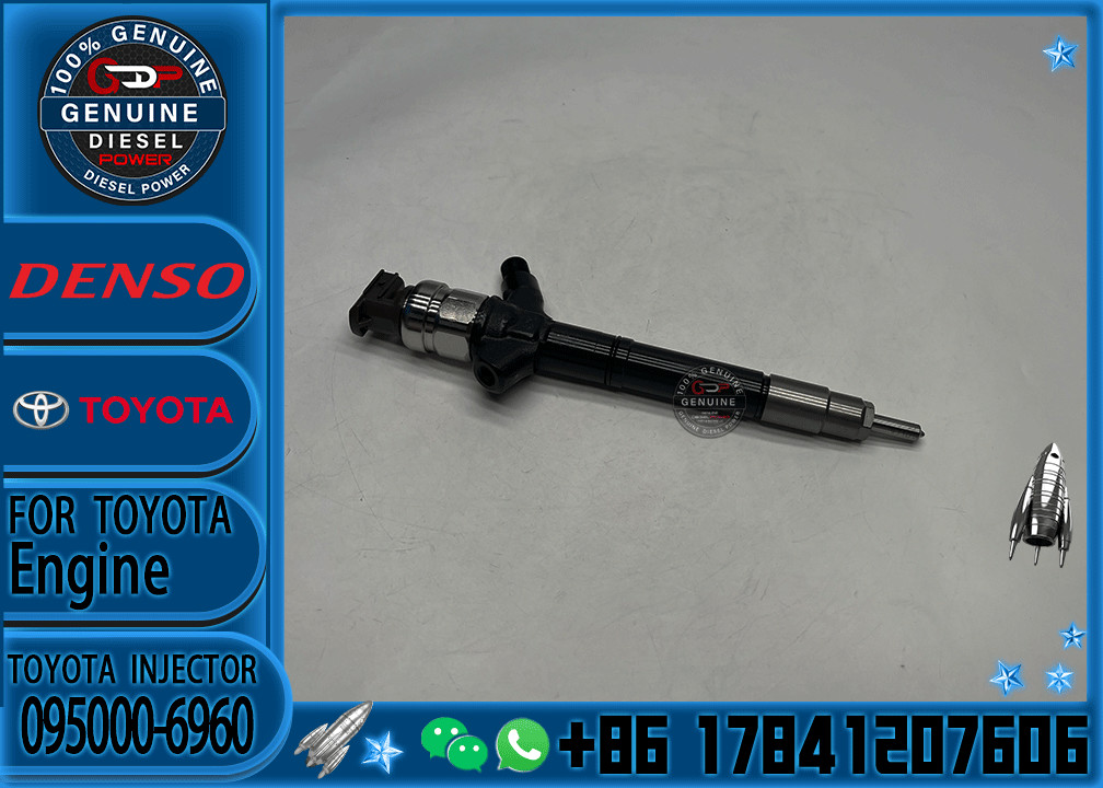 Diesel Fuel Engine Injector 095000-6410 23670-0R030 095000-6960 23670-09180 Avensis 2.2 D 2AD-FTV engine parts