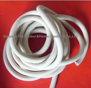 Yellow Silicone Wire Reinforced Insulation Cover Sleeve Hose White color Latex