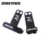 Carbon Crossfit Leather Hand Grips Gloves For Pull Ups 2mm Palm