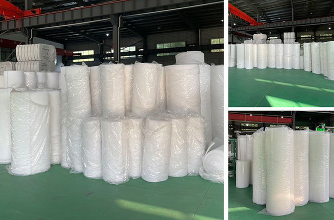 Initial Effect Air Filter Cotton High Density Polyester Fiber Filter Cotton